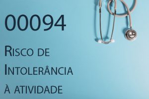 00094 Risco de Intolerância à atividade