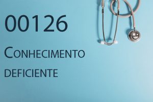 00126 Conhecimento deficiente